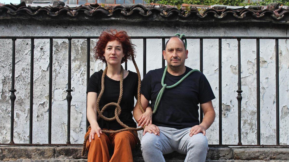 Ana Gesto con Edu Valiña.