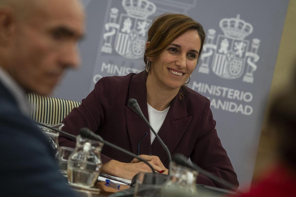 La ministra de Sanidad, Mónica García.