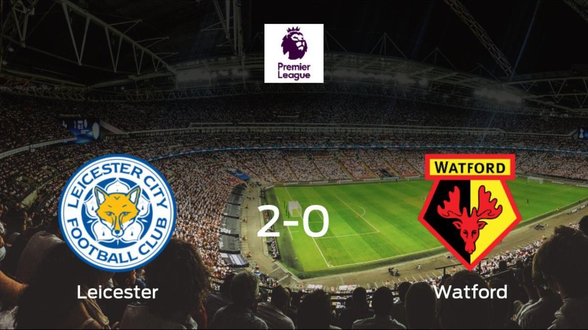 El Leicester suma tres puntos más frente al Watford (2-0)