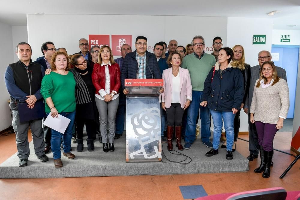 Miguel Ángel Pérez presenta una lista al PSOE capitalino