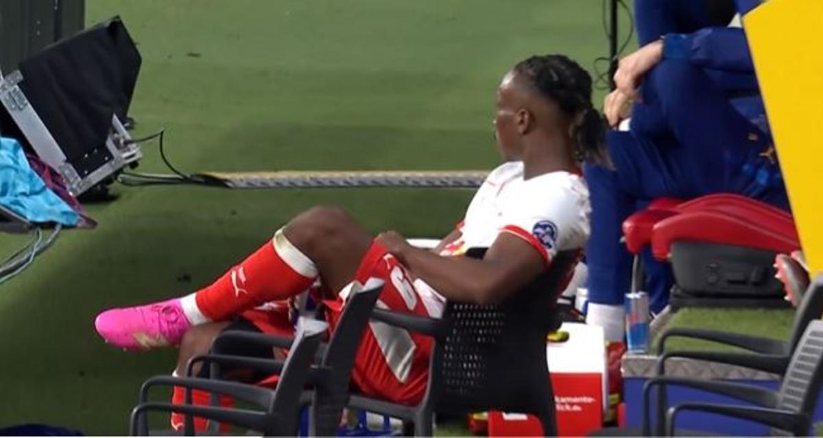 Yan Diomande, estrella del RB Leipzig y Costa de Marfil, durante el partido ante el Unión Berlín