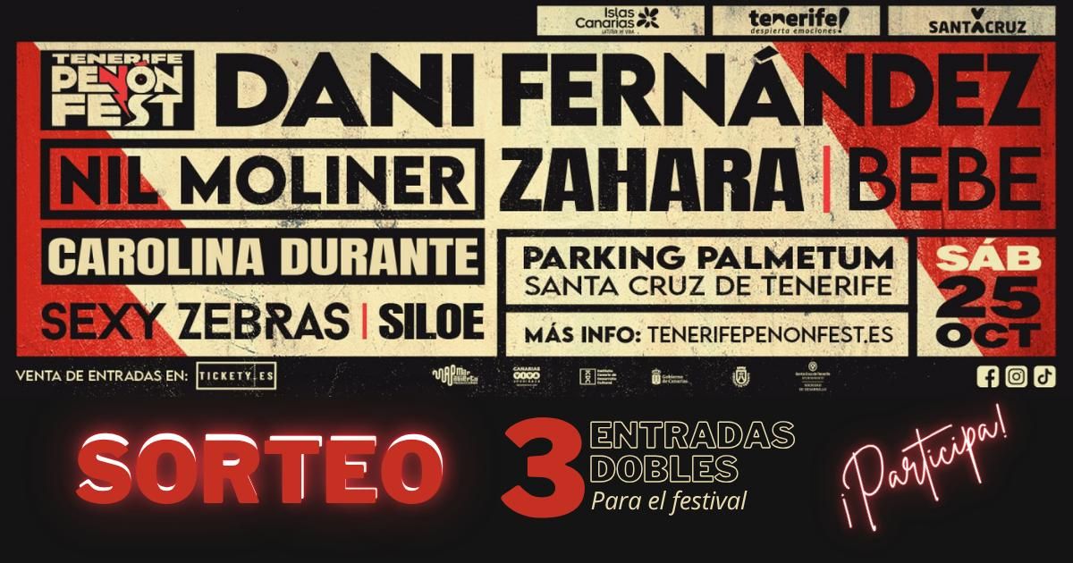 El Tenerife Peñón Fest reúne a siete de los mayores exponentes de la música actual