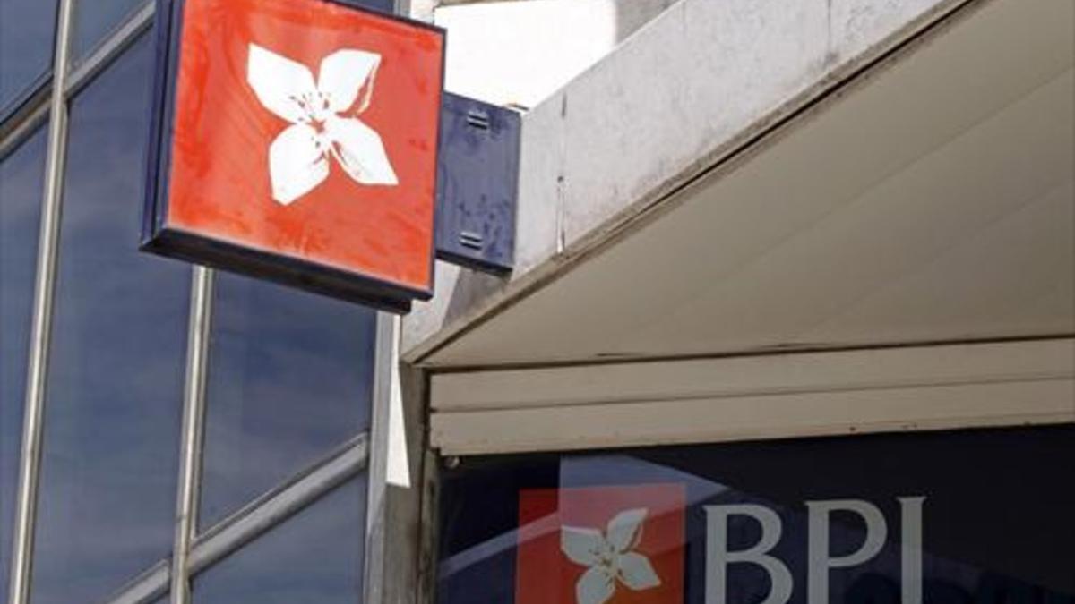 El logotipo 8 Una de las oficinas del BPI en Lisboa.