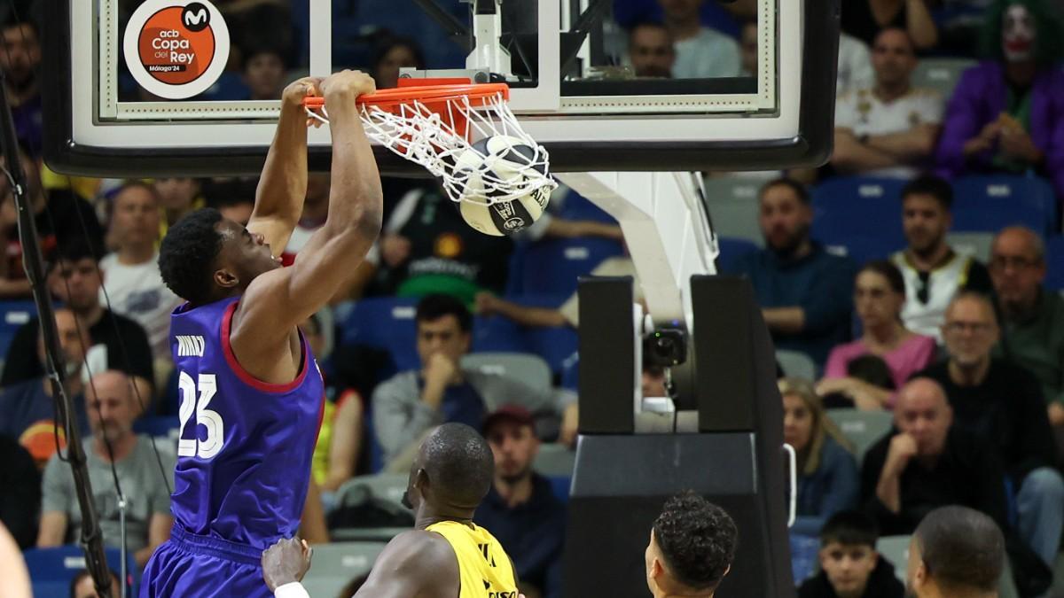 James Nnaji, en la pasada Copa del Rey disputada en Málaga