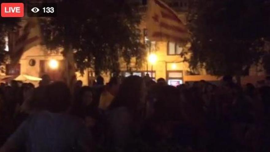 Willkommen Republik: ein Bild der Kundgebung in Palma de Mallorca.