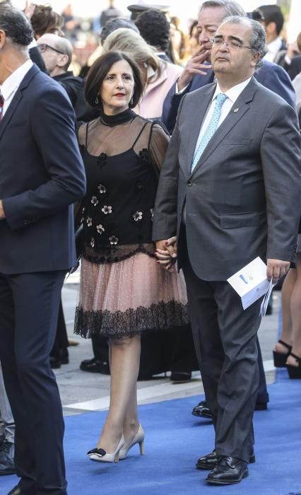 La alfombra azul de los premios "Princesa de Asturias" 2016"