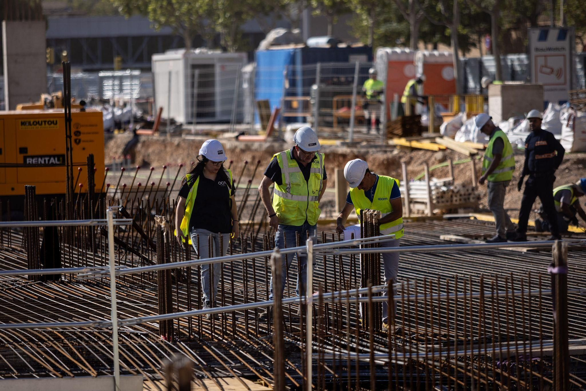 En imágenes | Visita a las obras de La Romareda cuando se cumple un año del inicio de los trabajos