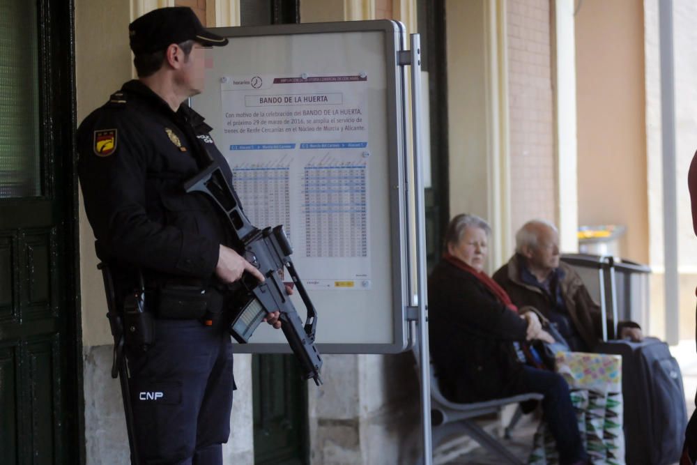 La vigilancia antiterrorista no decae en Murcia