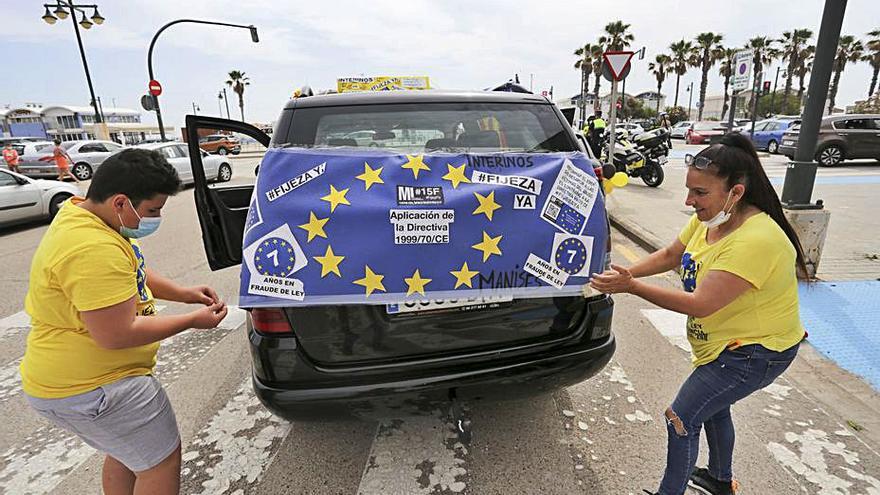 Los participantes de la marcha decoraron sus vehículos. | EDUARDO RIPOLL