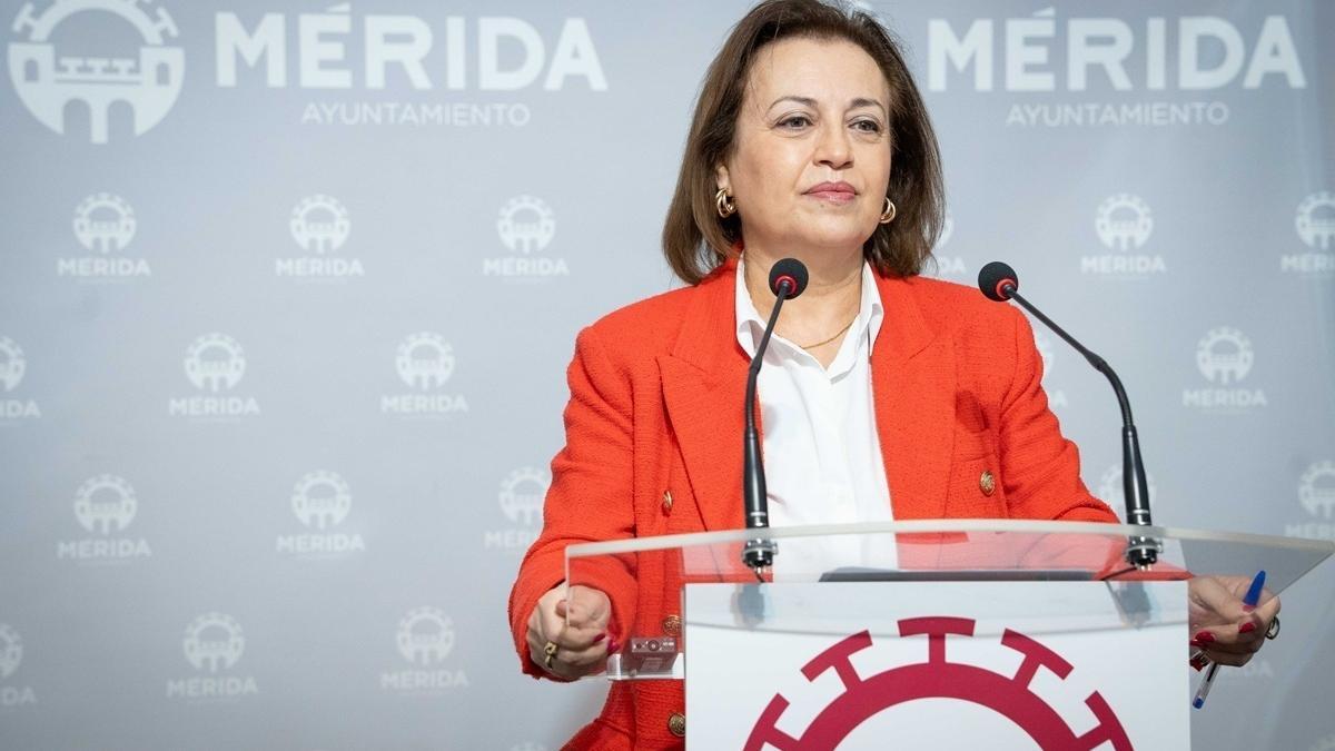 La delegada de Servicios Sociales, Catalina Alarcón, ayer en el ayuntamiento.