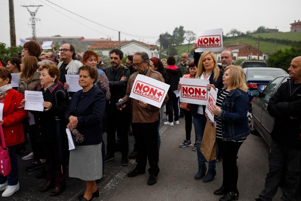 Protesta por los desahucios en La Camocha