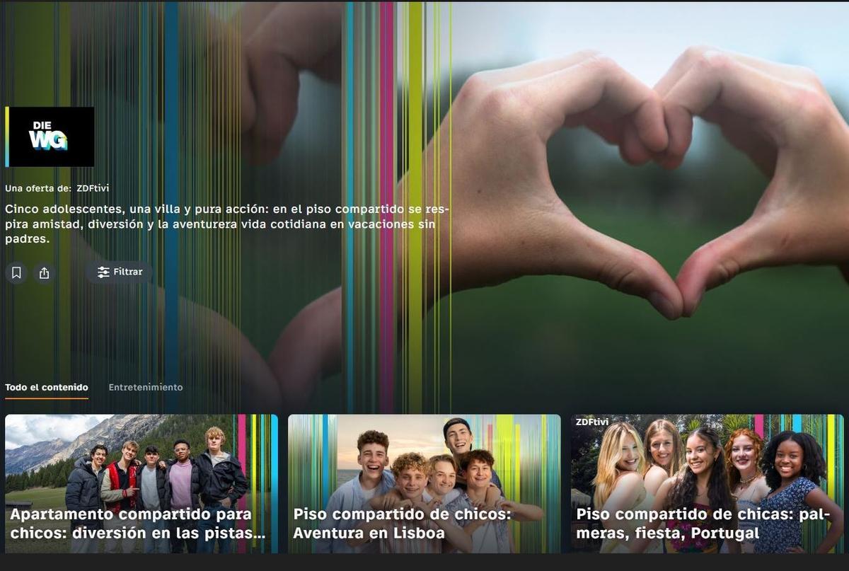 El canal alemán ZDF grabó en octubre en Alicante un programa sobre jóvenes que se emancipan de sus padres
