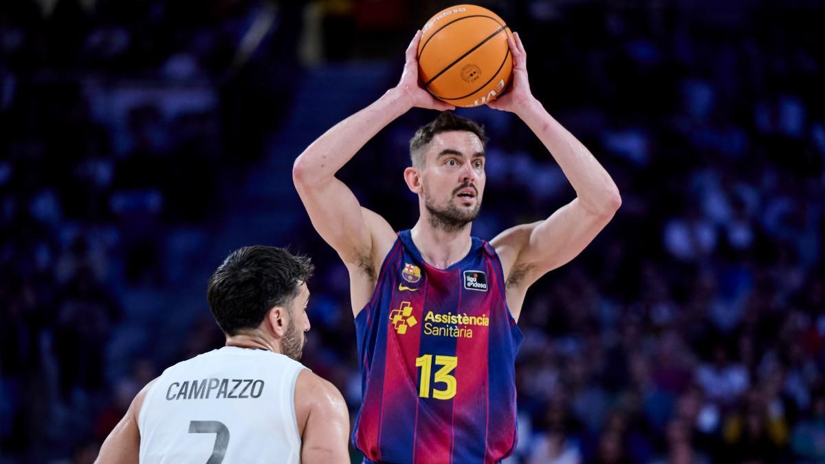 Tomás Satoransky, contra Facundo Campazzo