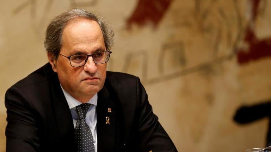 Una imagen de Quim Torra, presidente de la Generalitat.