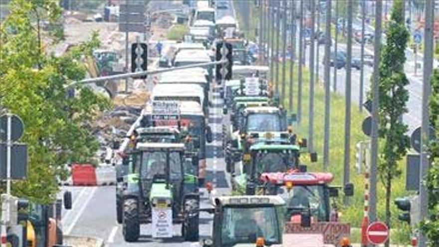 Miles de agricultores y ganaderos reclaman en Luxemburgo ayudas contra la crisis