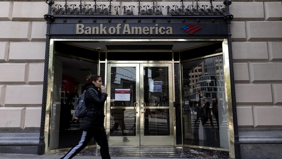 Una oficina del Bank of America.