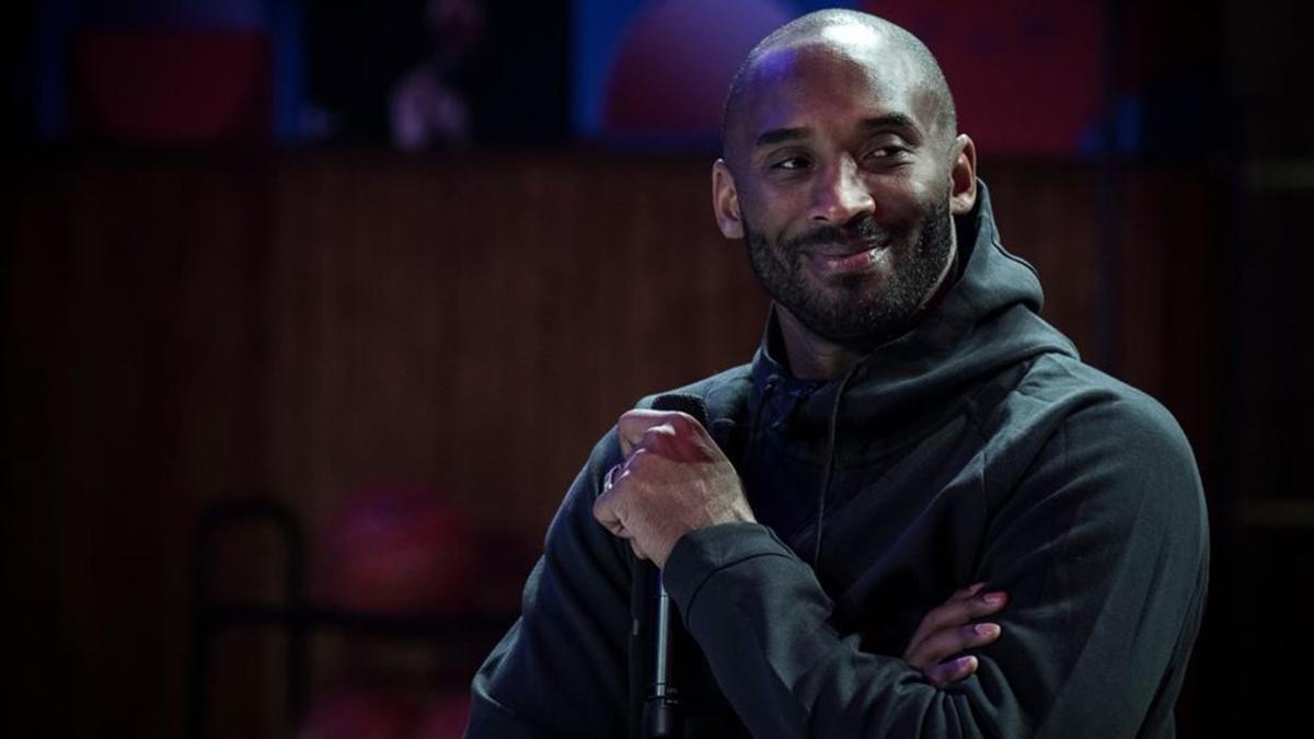 Kobe Bryant, en un acto publicitario en París