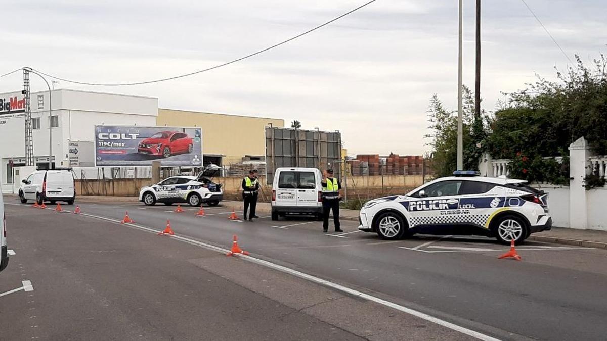 La Policía Local de Burriana llevará a cabo una campaña de controles de alcoholemia y drogas entre los días 16 y 22 de diciembre.