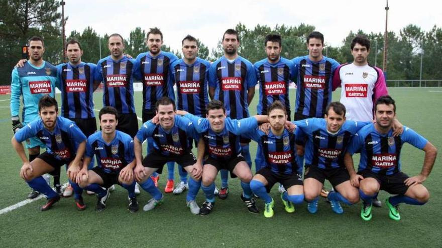 Uno de los equipos titulares del Piloño durante el último campeonato liguero. // Bernabé/Luismy