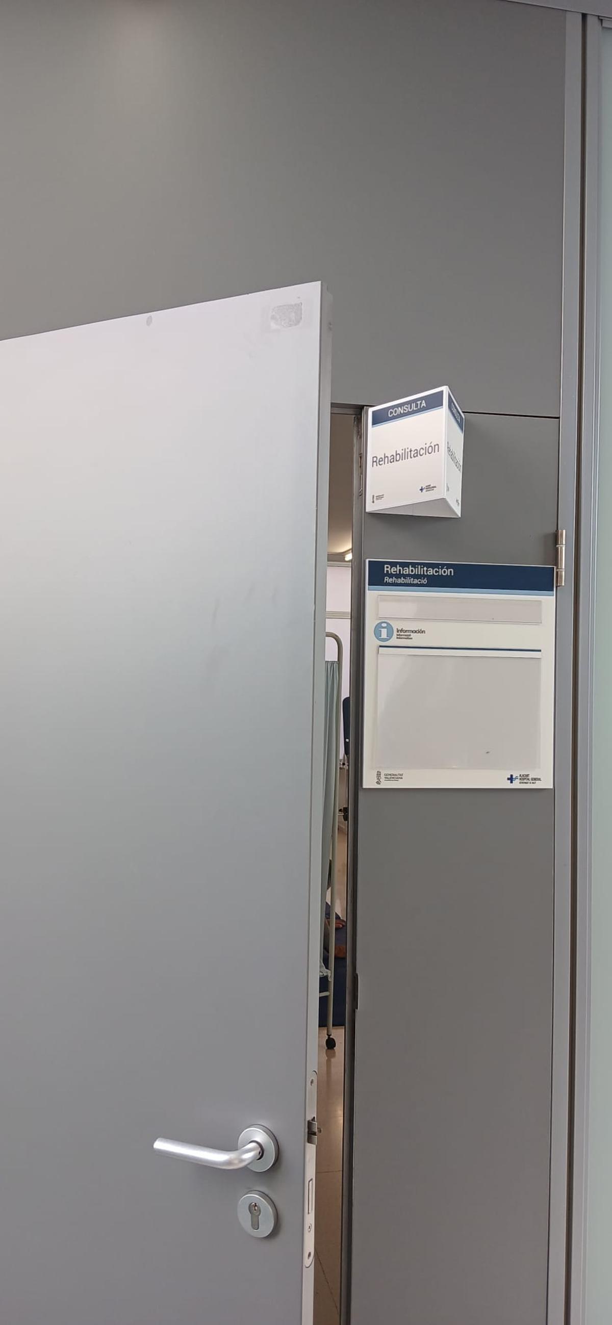 Consulta de Rehabilitación en el centro de salud