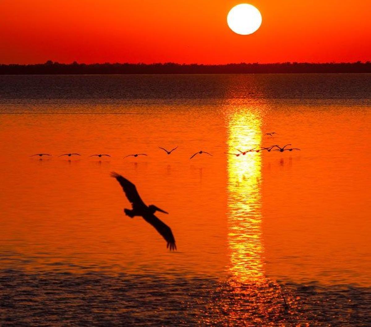 Atardecer en Holbox.