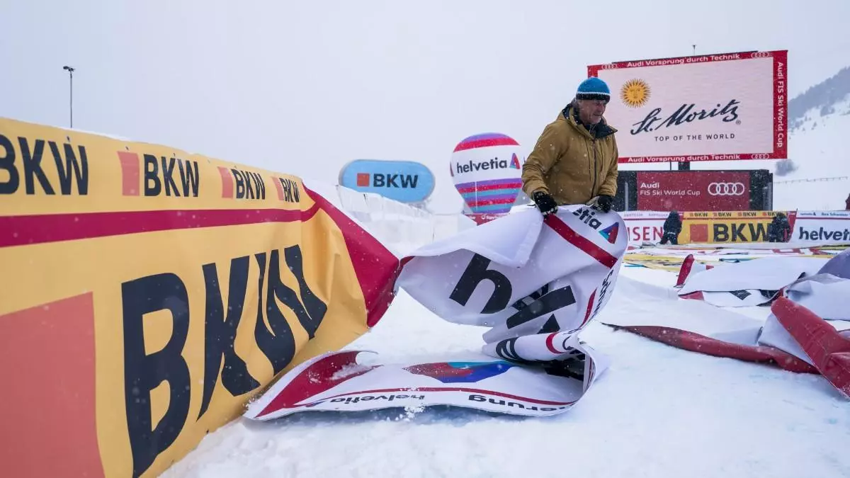 El mal tiempo obliga a cancelar el supergigante femenino de St. Moritz
