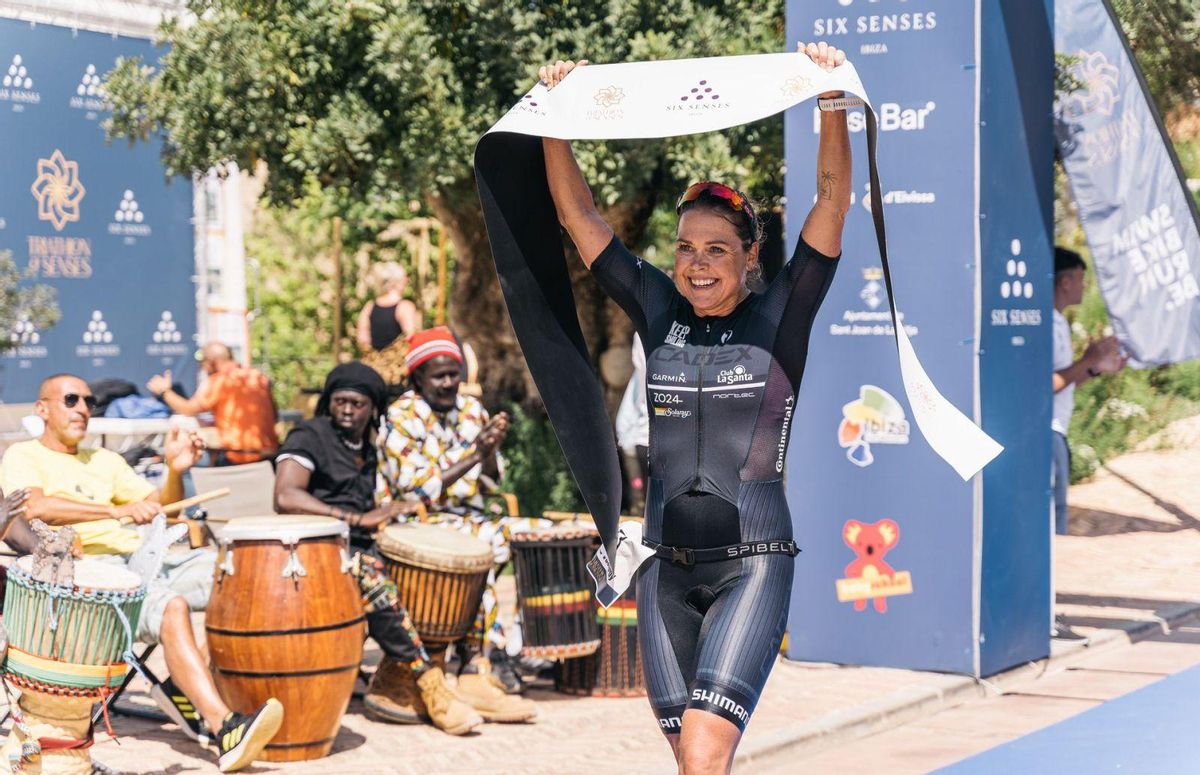 Michelle Vesterby sienta cátedra en el segundo Triathlon of Senses