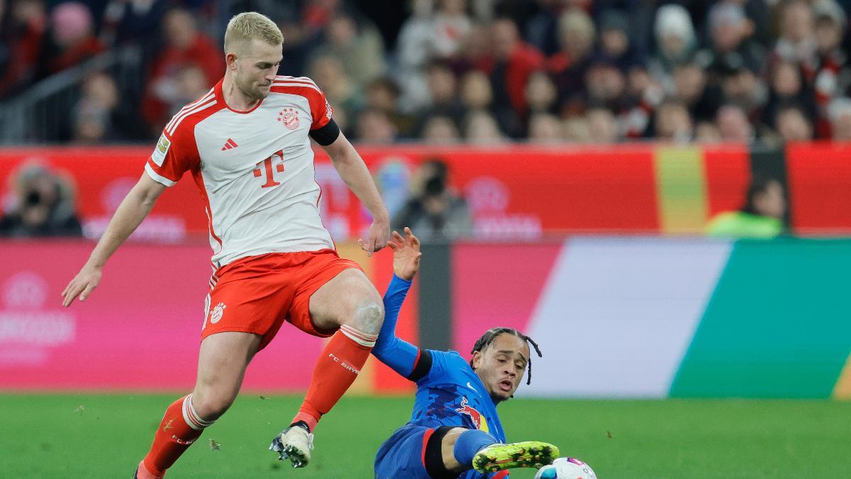 De Ligt, en un partido en su etapa en el Bayern