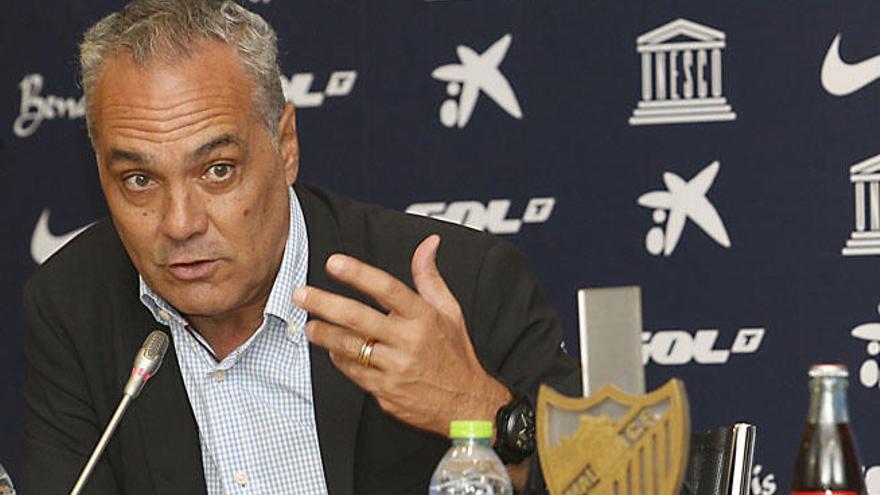 Mario Husillos, director deportivo del Málaga CF.