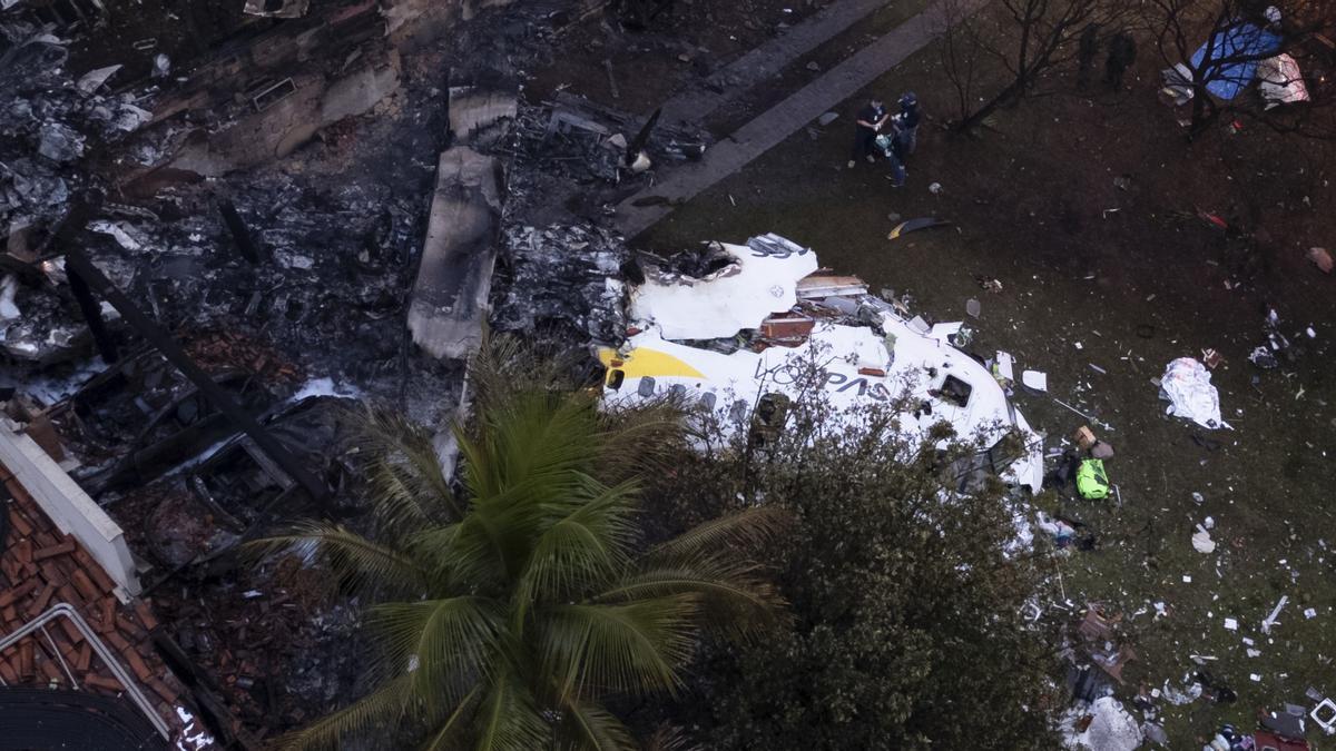 Un avión se estrella en Brasil causando la muerte de sus 62 ocupantes