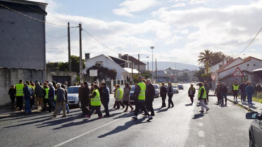 Una protesta vecinal por la inseguridad de la carretera