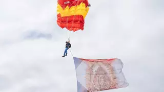 Exhibiciones aéreas por las Fiestas Lustrales de La Palma