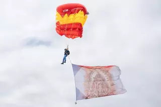 Exhibición del Ejército del Aire y del Espacio por las fiestas de la LXX Bajada de la Virgen de las Nieves