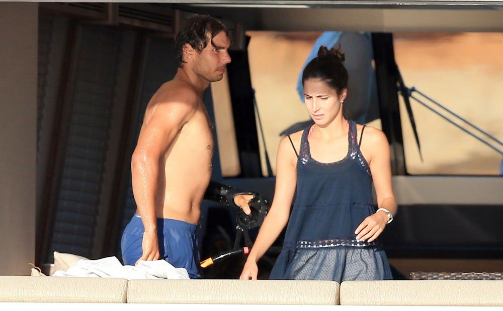 Rafa Nadal y Mery Perelló de vacaciones