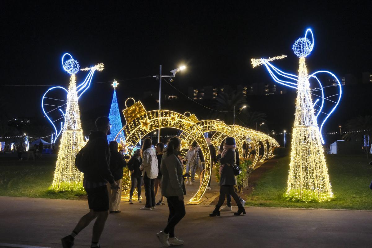 2024 SAN BARTOLOMÉ DE TIRAJANA. Feria de Navidad en el Parque Sur de Maspalomas andrés