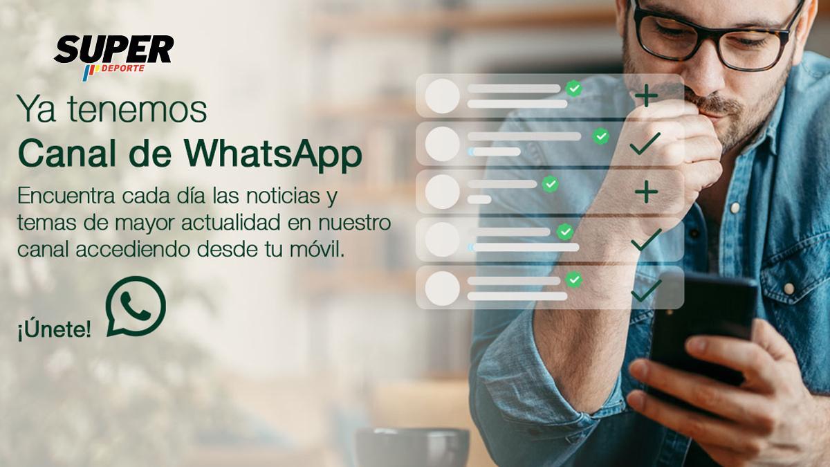 SUPERDEPORTE lanza su nuevo canal de WhatsApp