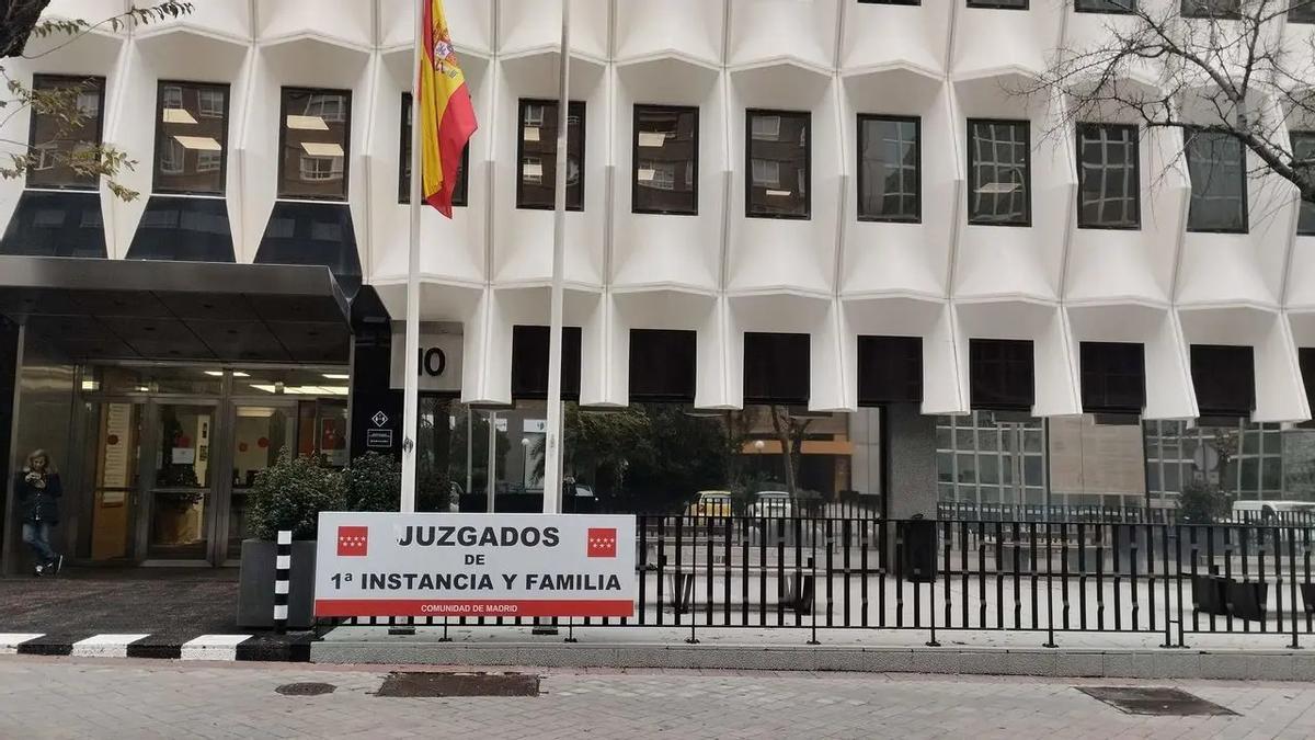 Un juzgado de 1º instancia y familia de Madrid.
