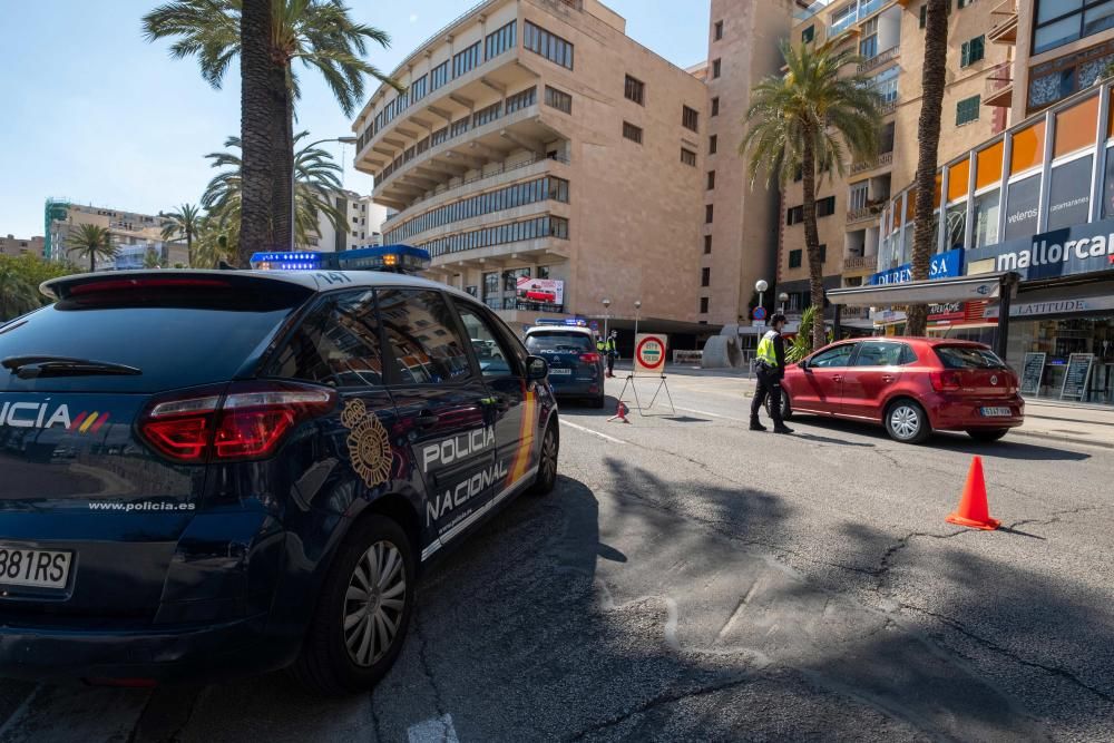 Controles en las carreteras de Mallorca