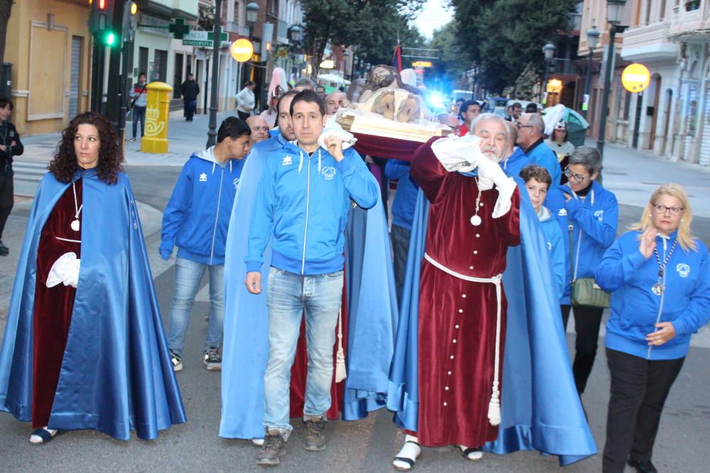 Procesión del Cristo Yacente de la Corporación de Sayones