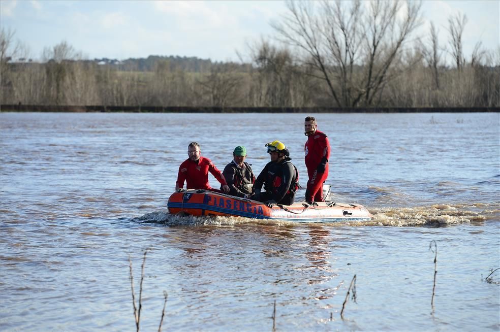 El temporal en Extremadura