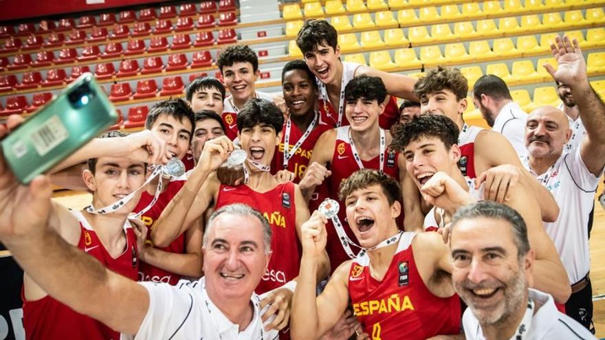 Plata para la Selección sub-16 en el Europeo de Macedonia con dos jugadores del Valencia BC