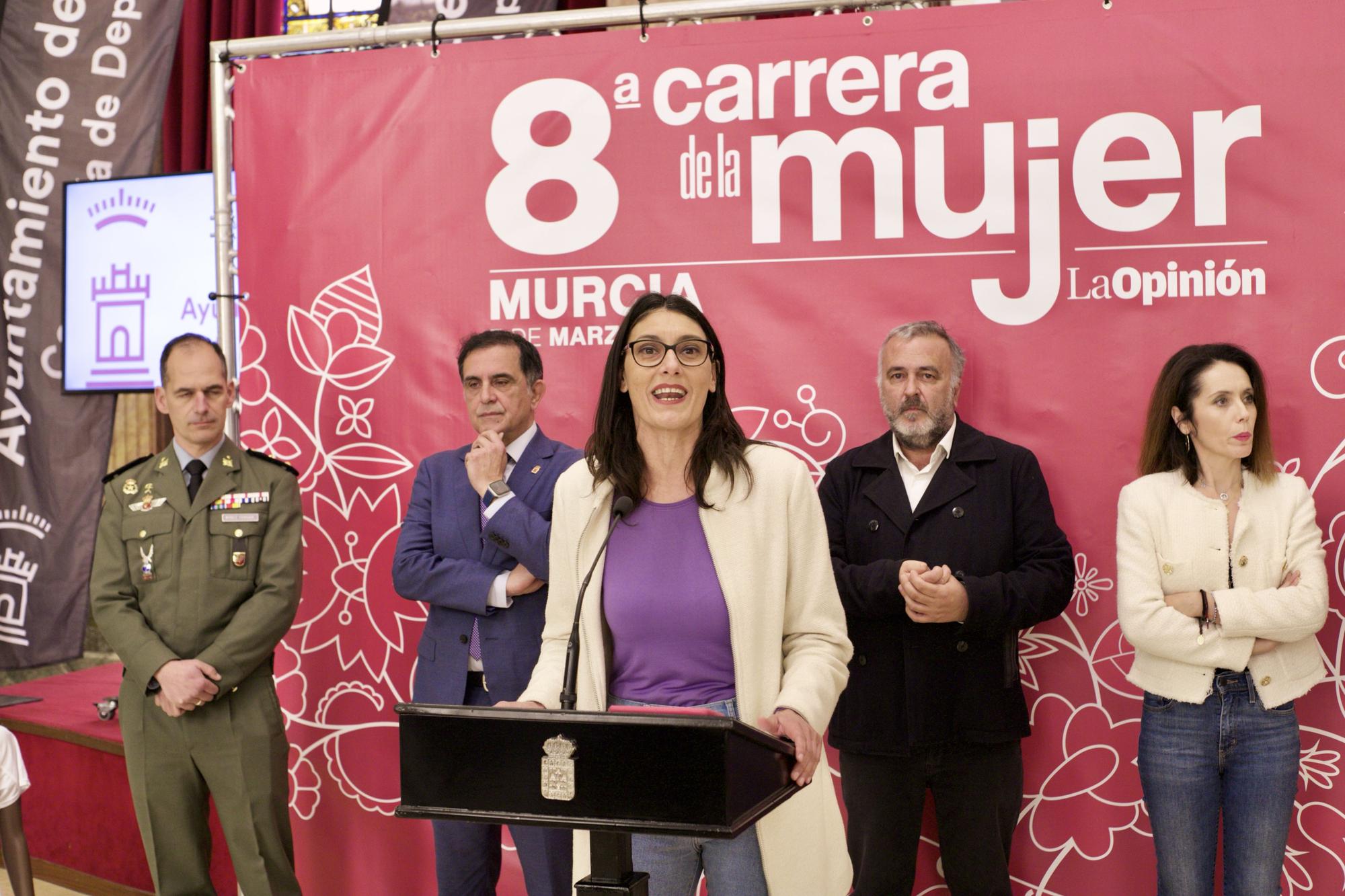 Presentación de la Carrera de la Mujer en Murcia 2023