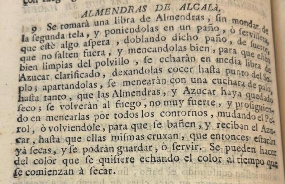 La receta del libro de Juan de la Mata