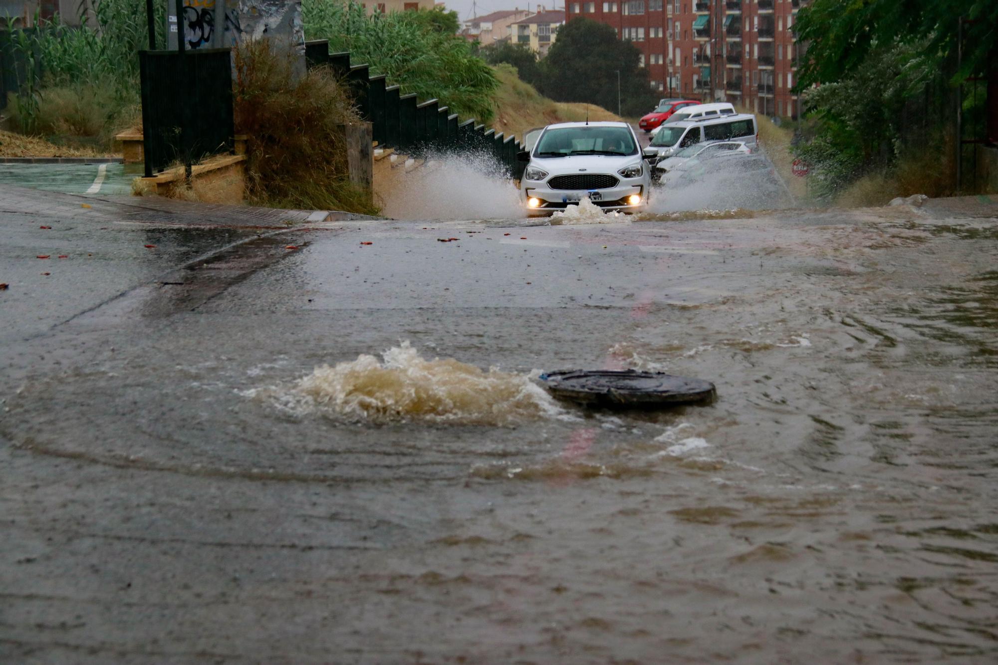 Las tormentas descargan con fuerza en l'Alcoià, el Comtat y el Alto Vinalopó