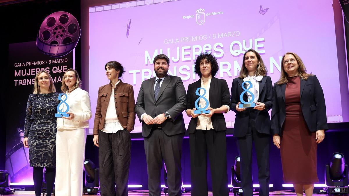 Entrega de los ‘Premios 8 de marzo de la Región de Murcia’