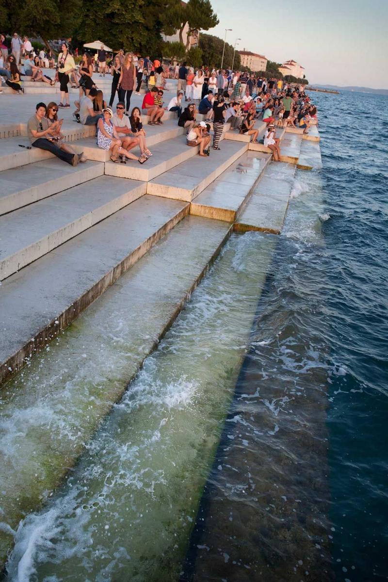 Órgano de mar, Zadar