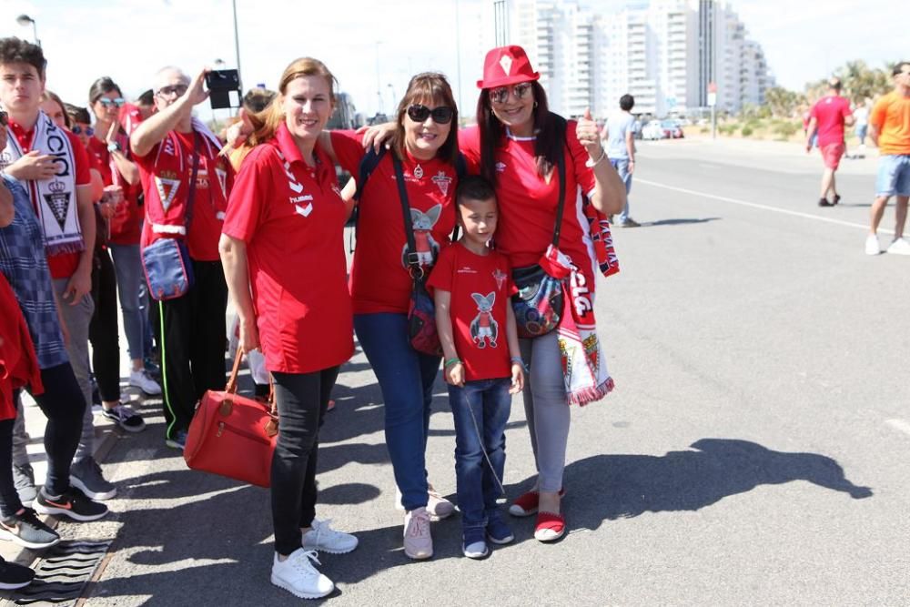 Ambiente en Nueva Condomina antes del partido