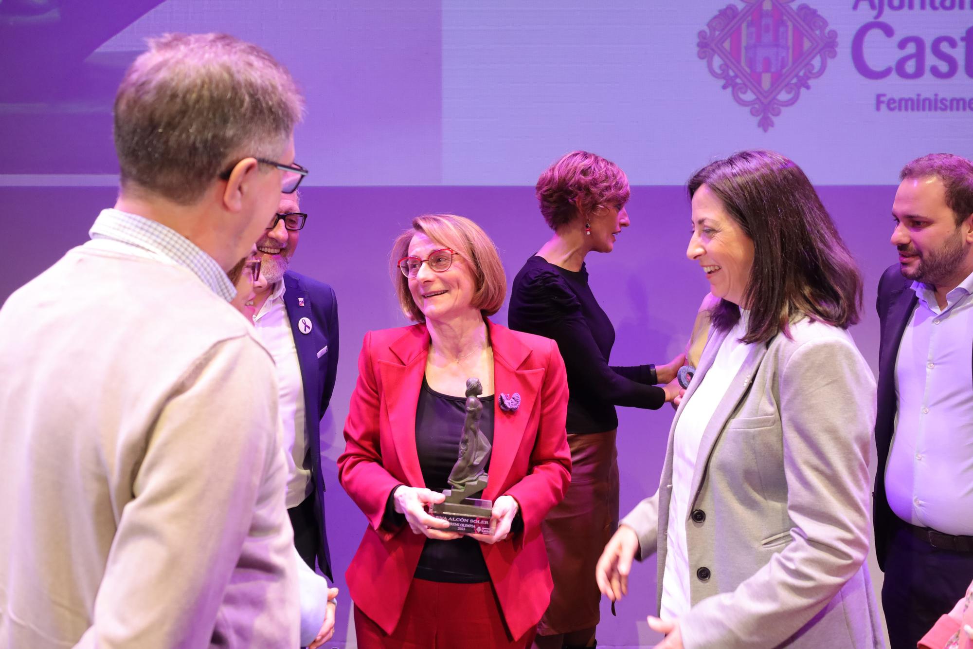 Eva Alcón, rectora de la UJI, premio Olimpia