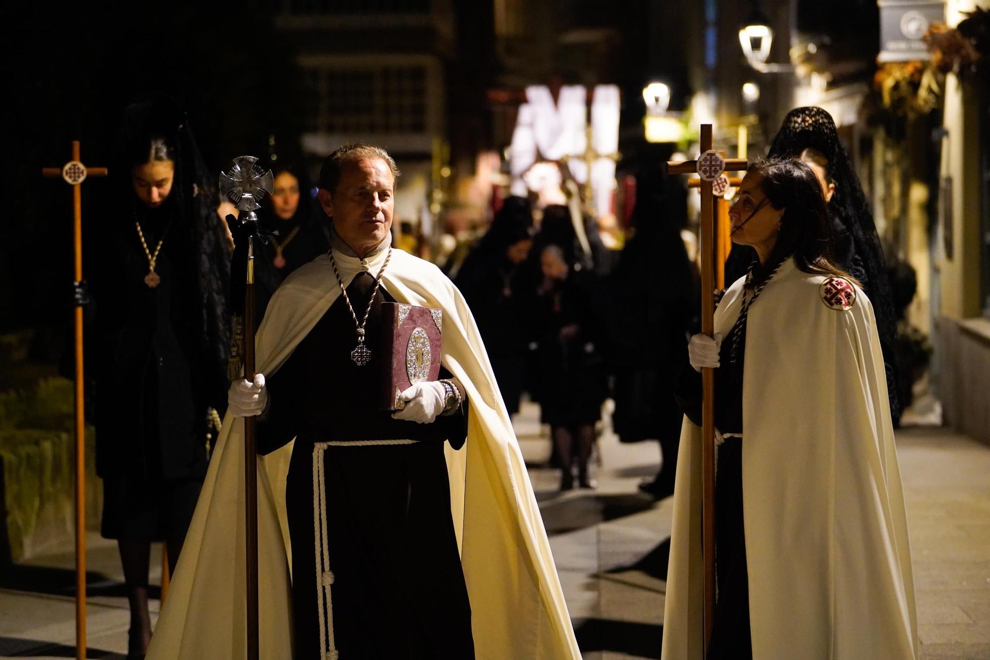 La Piedad recorre las calles de la Ciudad Vieja en la cuarta jornada de procesiones