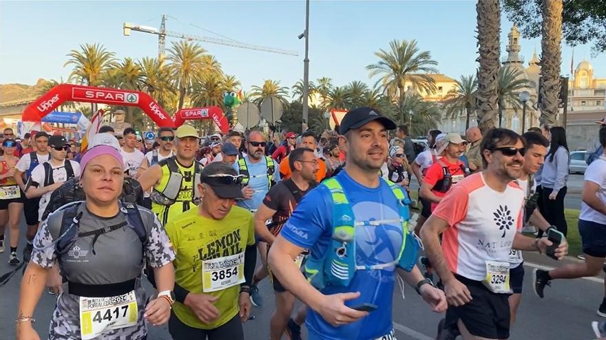 Así ha sido la salida de la Ruta de las Fortalezas en Cartagena